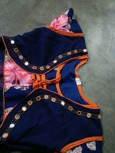 Floral Girls Dress with Bolero