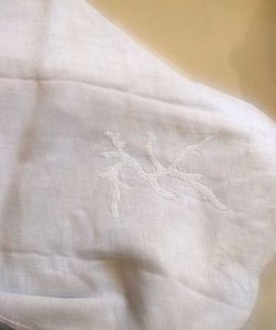 branded shirt in linen n heavy