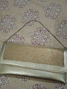Gold Embellished Clutch