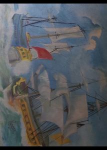 Vintage Ship Artwork