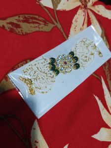 Kundan & Pearl Bracelet Rakhi