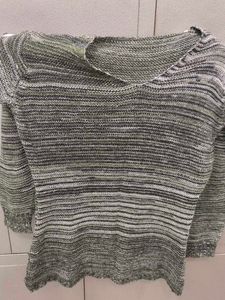 Striped Knit Sweater