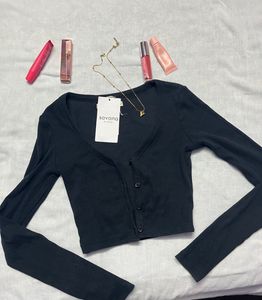 Black Long Sleeve Top