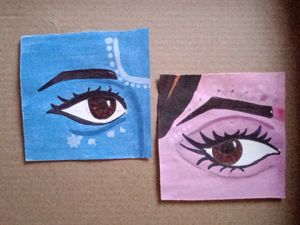 Hand-Painted Eye Art