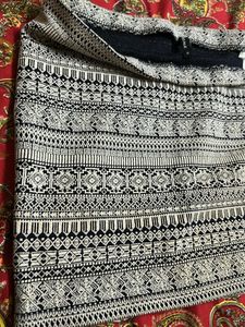 Patterned Mini Skirt
