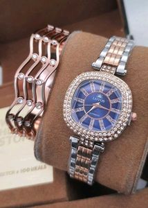 Premium New Lotus Women&#39;s Watch &amp; Bracelet