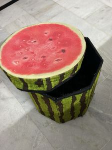 Watermelon Fruit Shape Stool Cum Storage