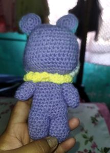 Crochet Squirrel Plushie with Scarf