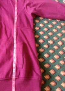 WINE COLOUR HOODIE.