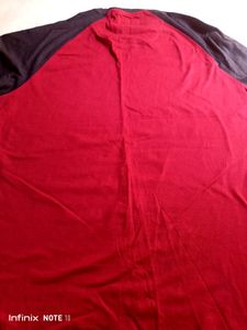 Roadster No 78 Maroon Colour T-shirt