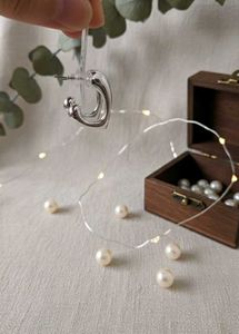 Silver Hoop Earrings