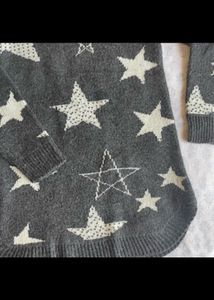 Grey Starry Nights Sweater
