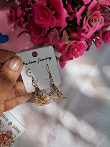 Floral Jhumka Earrings (one pair free)