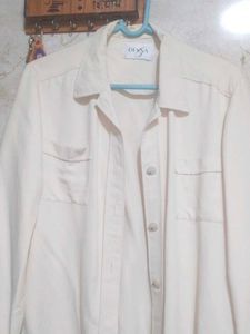 overcoat knee length shirt