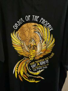 Harry Potter Order of the Phoenix black tshirt