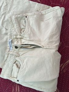 high rise wide leg beige jeans MANGO women