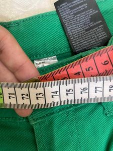 Green Wide Leg Pants