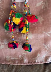 Pompom Earrings