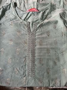 Women Lime Green Daily Wear Kurti