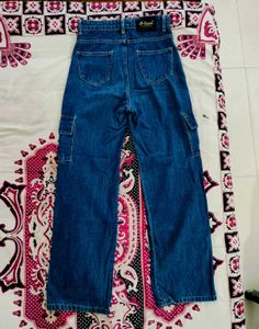 Blue Cargo Jeans