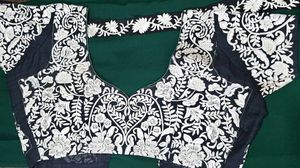 Elegant Green Saree