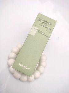 Vegnifect Clean &amp; Glow Bean &amp; Barley Cleansing Oil Best Korean Heating Oil For Deep Exfoliation Work For Acne Prone Skin