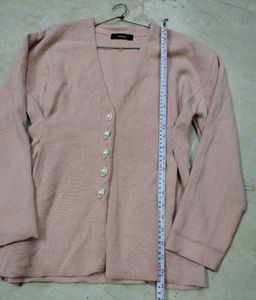 🔥Woolen blazer 😍 New Nude pink sweater overcoat
