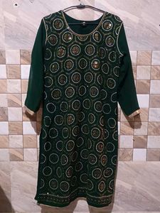Green Suit Plazzo For Wedding