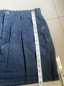 Navy Blue Denim Short Skirt Sale✨✨