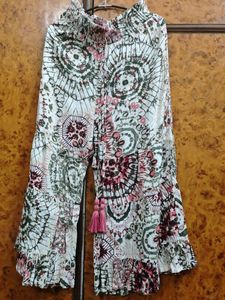 Plazzo Pants With Stylish Drawstring