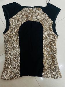 Sequin Embellished Party Top