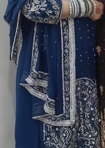 Heavy Embroidery Suit Salwar With Dupatta.