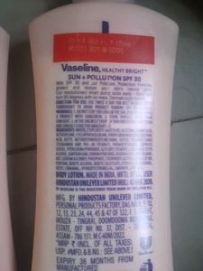 Vaseline Spf 30 Multi Vitamin Uv Lotion