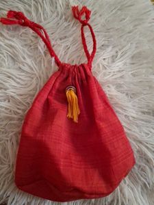 Beautiful Red Coloured Potli Bag.