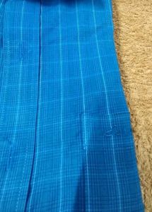 Branded New Men&#39;s Blue Checkered Pure Cotton Shirt