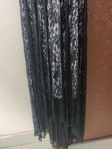 Black Lace Maxi Dress