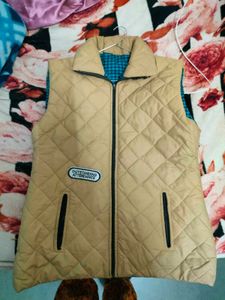 Quilted Tan Vest