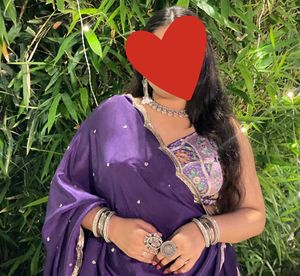 Purple Lehenga Choli
