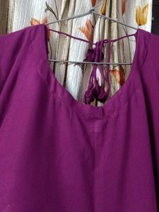 Beautiful Flared Kurta With Tassels