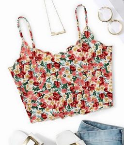 Floral Crop Top | Worn Once | Perfect Condition 🌸