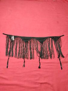 VICTORIAS SECRET GARTER BELT RHINESTONES XS S