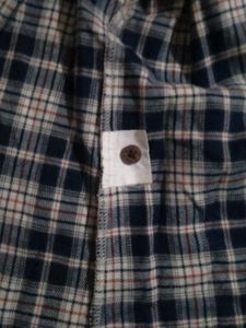 Blue Plaid Flannel Shirt