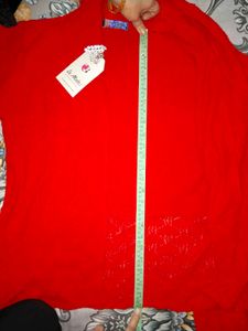 Red La Mode Cardigan