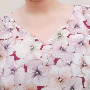 Floral Print Midi Dress