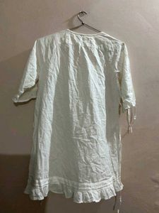 White kurti type Top