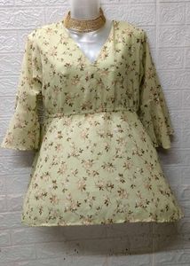 Floral Green Top/ Tops &amp; Dresses For Rs.99 Only