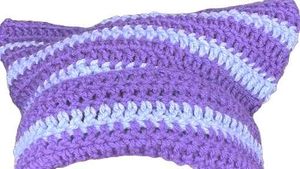 Cat Ear Beanie Crochet Hat for Women &amp; Girls