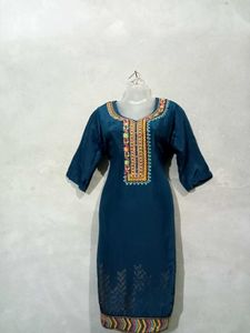 Elegant Blue Embroidered Salwar suit