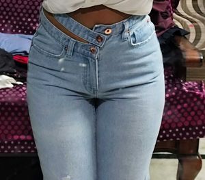 Stylish Ribbed Bootcut Jeans