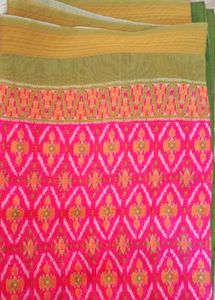 RAW POCHAMPALLY SILK KURTA MATERIAL FOR SALE !!